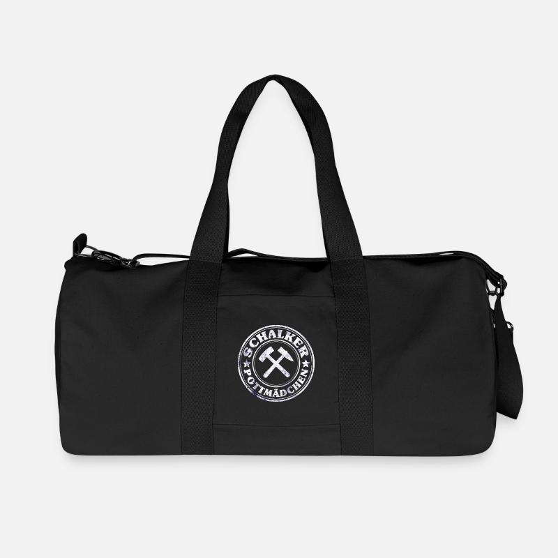Schalker Ruhrpott Mädchen - Recycelte Canvas-Sporttasche von Stanley/Stella - Schwarz