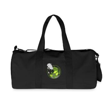Frosch Zigarre - Recycelte Canvas-Sporttasche von Stanley/Stella - Schwarz - Vorne