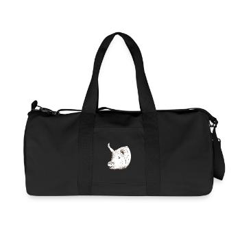 Pig - Recycled Canvas Sports Bag by Stanley/Stella - black - Front