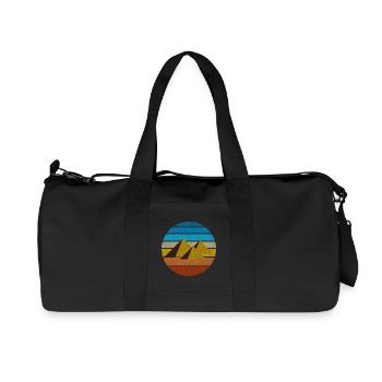 Ägypten Retro Pyramiden Vintage Geschenkidee Kairo - Recycelte Canvas-Sporttasche von Stanley/Stella - Schwarz - Vorne