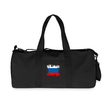 Slovenia - Slovenia - Recycled Canvas Sports Bag by Stanley/Stella - black - Front