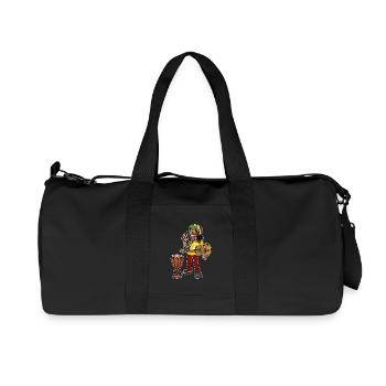 Reggae Reggaeton Jamaika Ragga Frieden Jah Rasta - Recycelte Canvas-Sporttasche von Stanley/Stella - Schwarz - Vorne