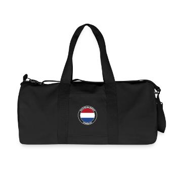 Drapeau Zwolle Pays-Bas Zwolle Hollande - Sac de sport en toile recyclée Stanley/Stella - noir - Devant