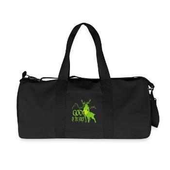 Dieu écologique de la forêt - Sac de sport en toile recyclée Stanley/Stella - noir - Devant