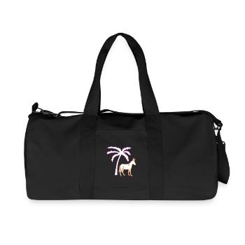 Esel - Recycelte Canvas-Sporttasche von Stanley/Stella - Schwarz - Vorne