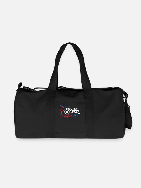 Doktor Arzt Facharzt Assistenzarzt Notarzt Beruf - Recycelte Canvas-Sporttasche von Stanley/Stella - Schwarz