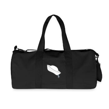 meilleur homme de mode d’été, casquette de marin - Sac de sport en toile recyclée Stanley/Stella - noir - Devant