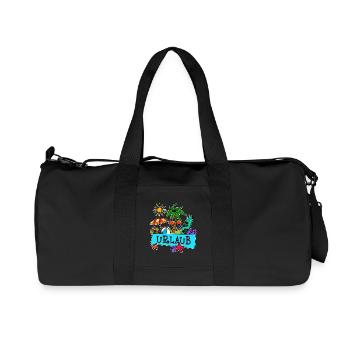 Urlaub Ferien Karibik Paradies Beachparty Strand - Recycelte Canvas-Sporttasche von Stanley/Stella - Schwarz - Vorne
