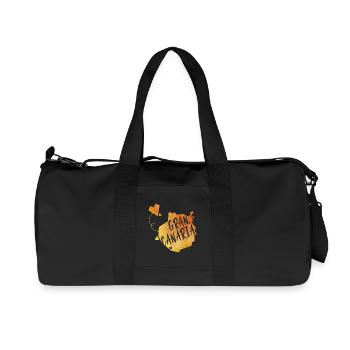 Gran Canaria - Sac de sport en toile recyclée Stanley/Stella - noir - Devant