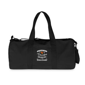 Schwarzwald Therapie Baden - Recycelte Canvas-Sporttasche von Stanley/Stella - Schwarz - Vorne