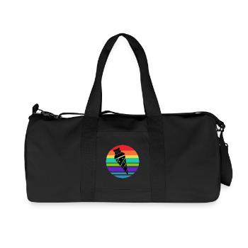 Sac de l’école Sac à sucre Début d’école - Sac de sport en toile recyclée Stanley/Stella - noir - Devant