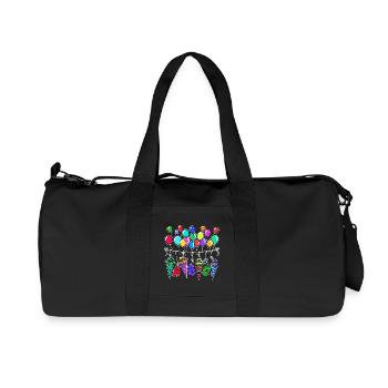 Sac d’école au début de l’école sac à sucre - Sac de sport en toile recyclée Stanley/Stella - noir - Devant