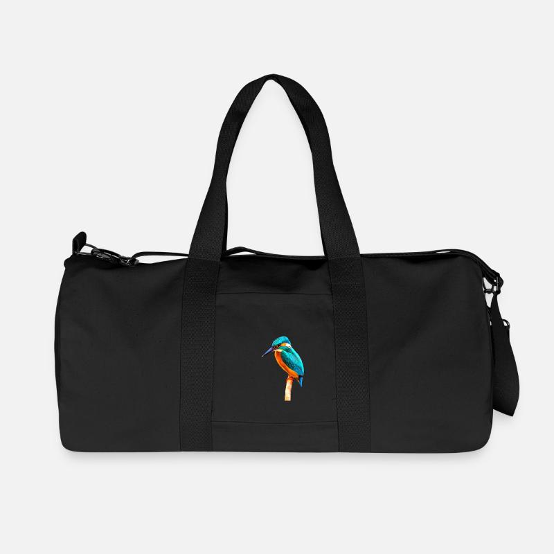 Kingfisher - Recycelte Canvas-Sporttasche von Stanley/Stella - Schwarz