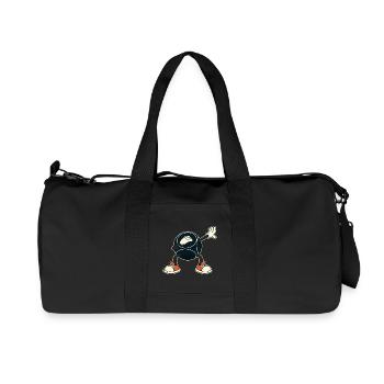 Dabbing Boule Ball Petanque Bouler Boule Accessories - Recycled Canvas Sports Bag by Stanley/Stella - black - Front