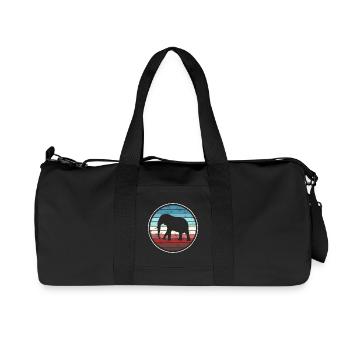 Éléphant éléphant - Sac de sport en toile recyclée Stanley/Stella - noir - Devant