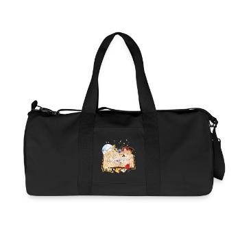old book with spells & magic accessories - Recycled Canvas Sports Bag by Stanley/Stella - black - Front