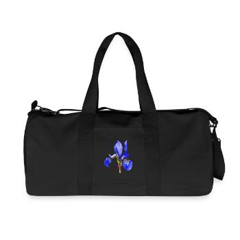 geburtstagsgeschenk mutter, schwertlilie - Recycelte Canvas-Sporttasche von Stanley/Stella - Schwarz - Vorne