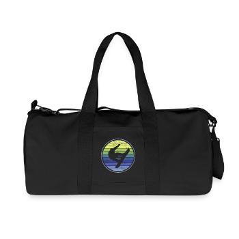 Snowboard Snowboarder - Recycelte Canvas-Sporttasche von Stanley/Stella - Schwarz - Vorne