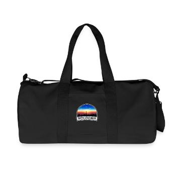 Bologne Italie Skyline Vintage Sunset Voyage Souven - Sac de sport en toile recyclée Stanley/Stella - noir - Devant
