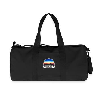 Bangkok Thailand Skyline Vintage Sonnenuntergang Reise Sou - Recycelte Canvas-Sporttasche von Stanley/Stella - Schwarz - Vorne