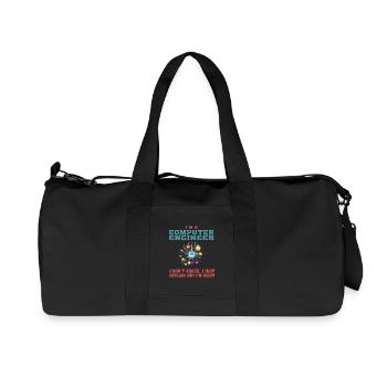 Citation amusante d’ingénierie informatique pour Computer Engi - Sac de sport en toile recyclée Stanley/Stella - noir - Devant