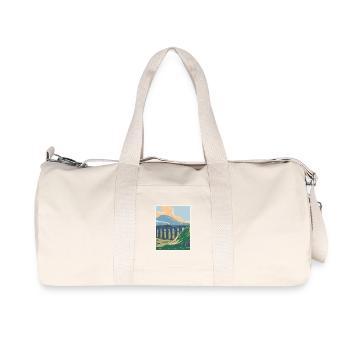 Yorkshire Dales National Park WPA Affiche Art Déco - Sac de sport en toile recyclée Stanley/Stella - blanc naturel - Devant