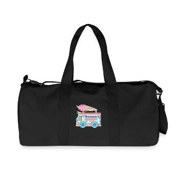 Kids Ice Cream - Recycled Canvas Sports Bag by Stanley/Stella - black - Front