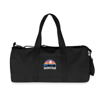 Catane Italie Skyline Vintage Sunset Travel Souven - Sac de sport en toile recyclée Stanley/Stella - noir - Devant