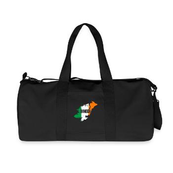 Donegal Ireland Flag | County Outline Map - Recycled Canvas Sports Bag by Stanley/Stella - black - Front
