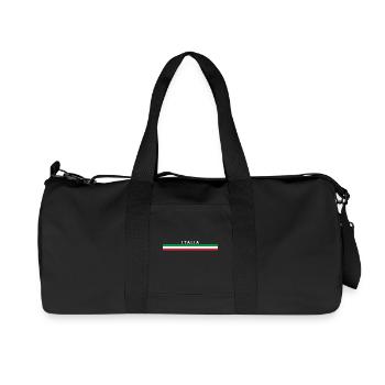 Italy - Recycled Canvas Sports Bag by Stanley/Stella - black - Front