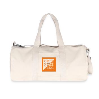 Logo de l’orientation - Run & Navigate - Sac de sport en toile recyclée Stanley/Stella - blanc naturel - Devant