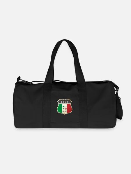 Pisa Italien Wappen Flaggen Design - Recycelte Canvas-Sporttasche von Stanley/Stella - Schwarz