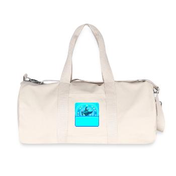 Cadeaux nominatifs - U-BOOT - CRÉEZ VOTRE PROPRE - Sac de sport en toile recyclée Stanley/Stella - blanc naturel - Devant