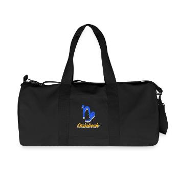 Superstition Esoteric Capricorn Horoscope Constellation - Recycled Canvas Sports Bag by Stanley/Stella - black - Front