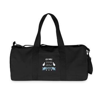 Ce mec est super cousin - Sac de sport en toile recyclée Stanley/Stella - noir - Devant