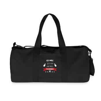 Ce mec est un super plombier - Sac de sport en toile recyclée Stanley/Stella - noir - Devant