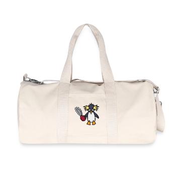 Bird Penguin Animal Zoo Seabird Arctic - Recycled Canvas Sports Bag by Stanley/Stella - natural - Front