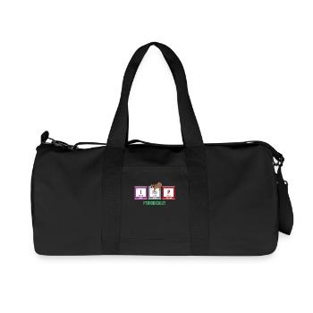 Sleeping Sloth Animal Statement Mammal - Recycled Canvas Sports Bag by Stanley/Stella - black - Front