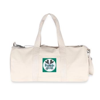 MERCI ARTISAN - PINCES - Sac de sport en toile recyclée Stanley/Stella - blanc naturel - Devant