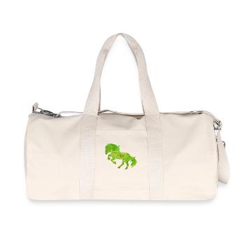 Chevaux galops Chevaux islandais Cheval Love Trot - Sac de sport en toile recyclée Stanley/Stella - blanc naturel - Devant