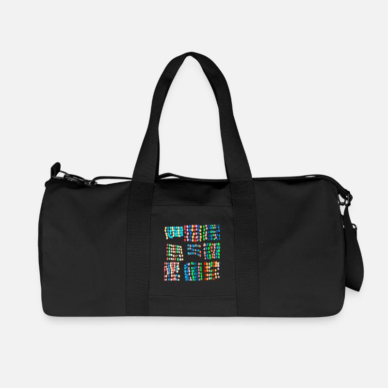 Pon-pon - Recycelte Canvas-Sporttasche von Stanley/Stella - Schwarz