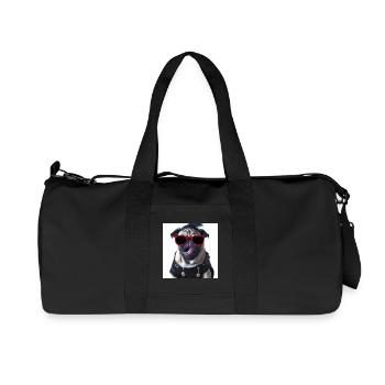 Carlin punk - Sac de sport en toile recyclée Stanley/Stella - noir - Devant