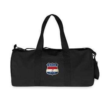 Nijmegen Netherlands coat of arms design - Recycled Canvas Sports Bag by Stanley/Stella - black - Front