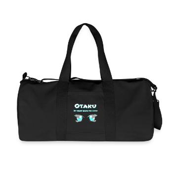 mangaaugen, Otaku statement - Recycelte Canvas-Sporttasche von Stanley/Stella - Schwarz - Vorne