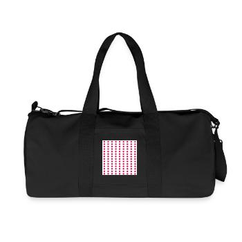alltagskleidung japan, muster japanische flagge - Recycelte Canvas-Sporttasche von Stanley/Stella - Schwarz - Vorne