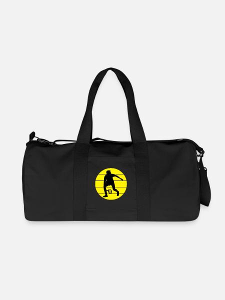 Tennis, Tennisfan, Tennismatch - Recycelte Canvas-Sporttasche von Stanley/Stella - Schwarz
