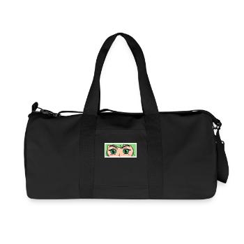 Anime Cartoon Comic Manga Cosplay Nerdy - Recycled Canvas Sports Bag by Stanley/Stella - black - Front