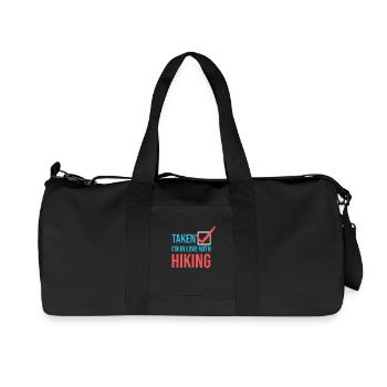Mountains Statement Hiker Hiking - Recycled Canvas Sports Bag by Stanley/Stella - black - Front