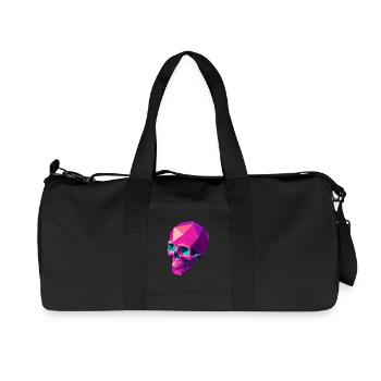 Geometric Skull - Recycled Canvas Sports Bag by Stanley/Stella - black - Front