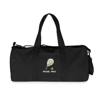 Padel Jeu Butterfly Ball Padel Déclaration Raquette - Sac de sport en toile recyclée Stanley/Stella - noir - Devant